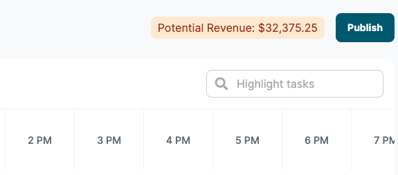 Dispatch Potential Revenue